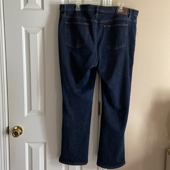 Ralph Lauren Lauren Jeans Co. Dark Wash Jeans Plus Size 16 - Picture 2 of 7